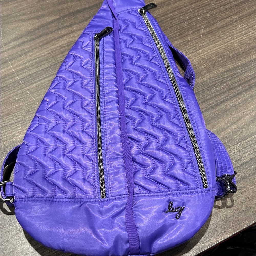 Lug Vibrant Purple Quilted Crossbody